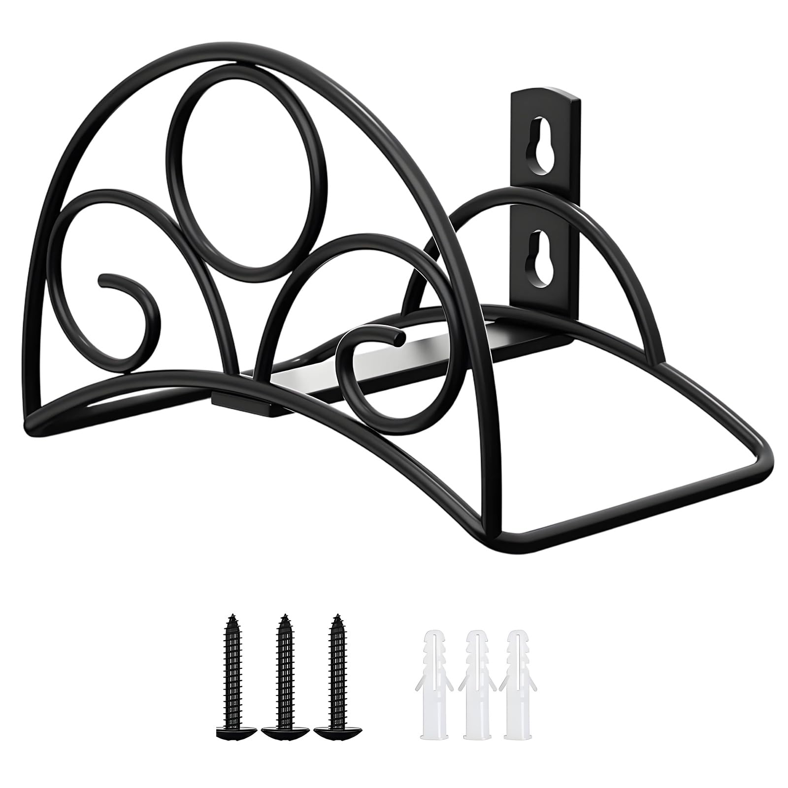 Hredyqw Space Saving Weather Resistant Hose Hanger Organizers Bracket for Watering Systems Saves Outdoor Floor Space Garden Hose Hook Wall Mount