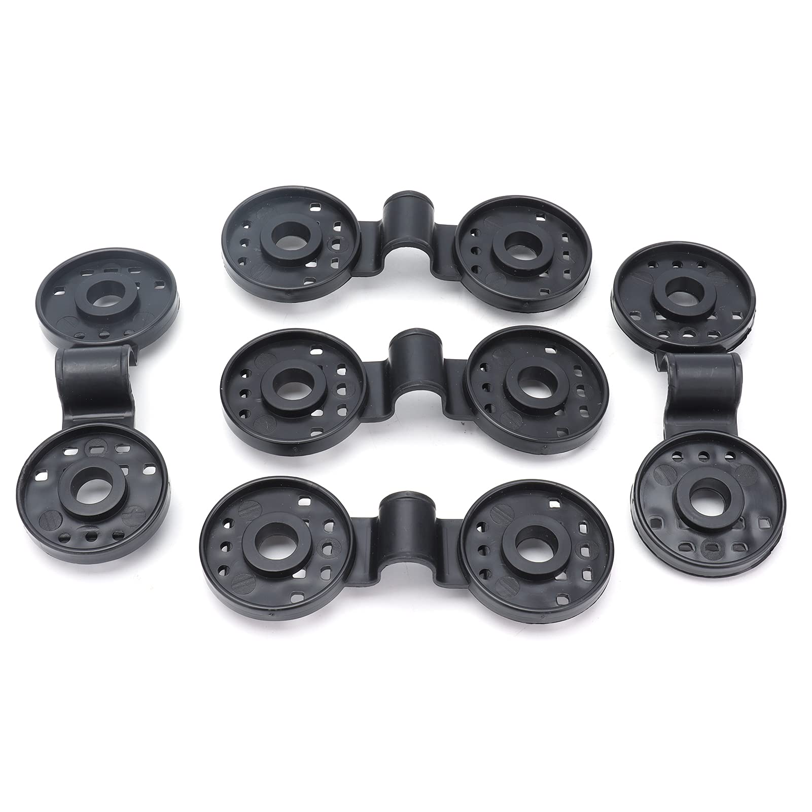 20Pcs Shade Cloth Clips, Shade Cloth Plastic Clips Double Buckles Design Tarp Clips Lightweight Awning Clips Portable Tarp Clips Clamps for Greenhouse