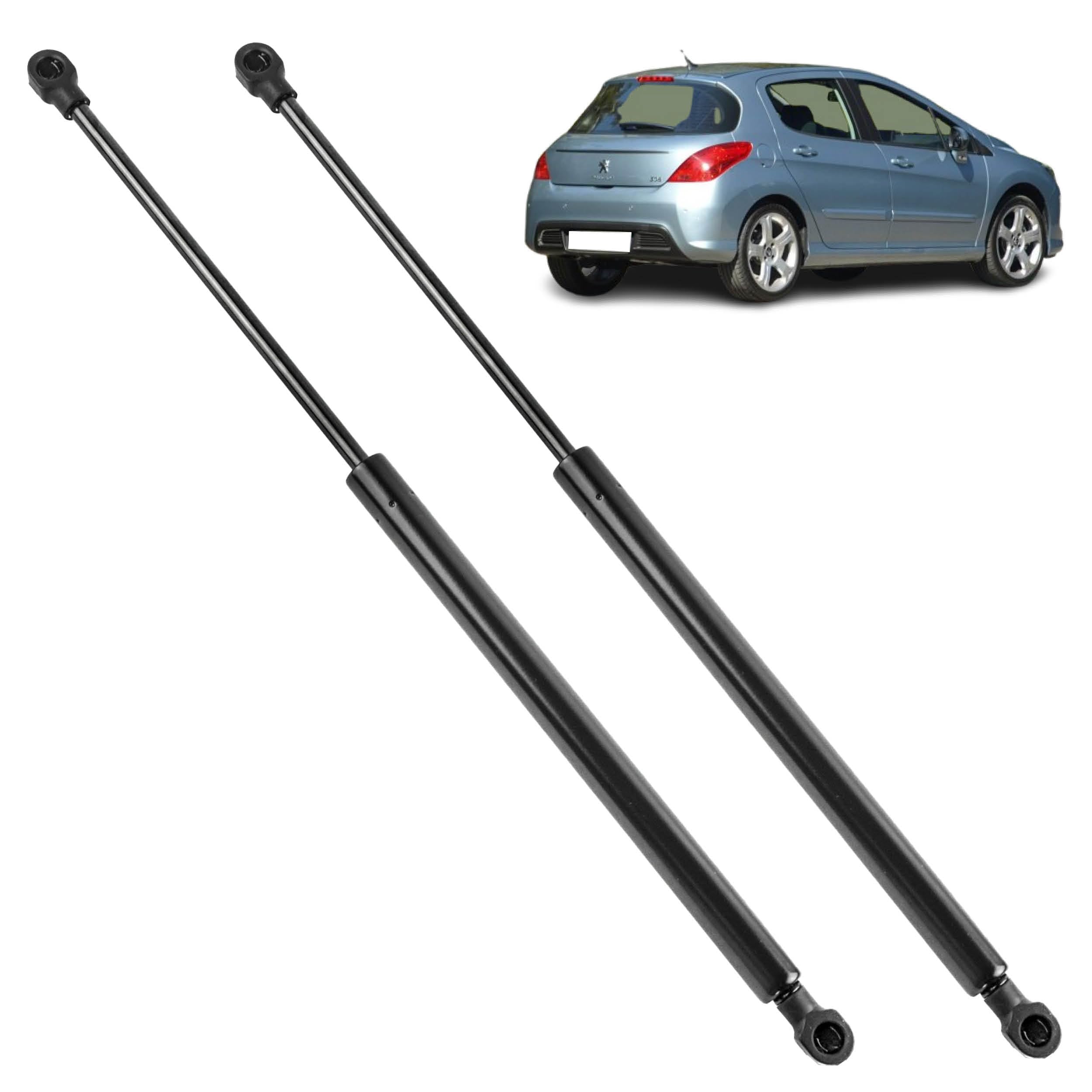 2 verins de coffre compatibles pour 308 (1e génération) (2007-2013) Vérins de hayon | 8731Q6, 9657342180, 1635441780