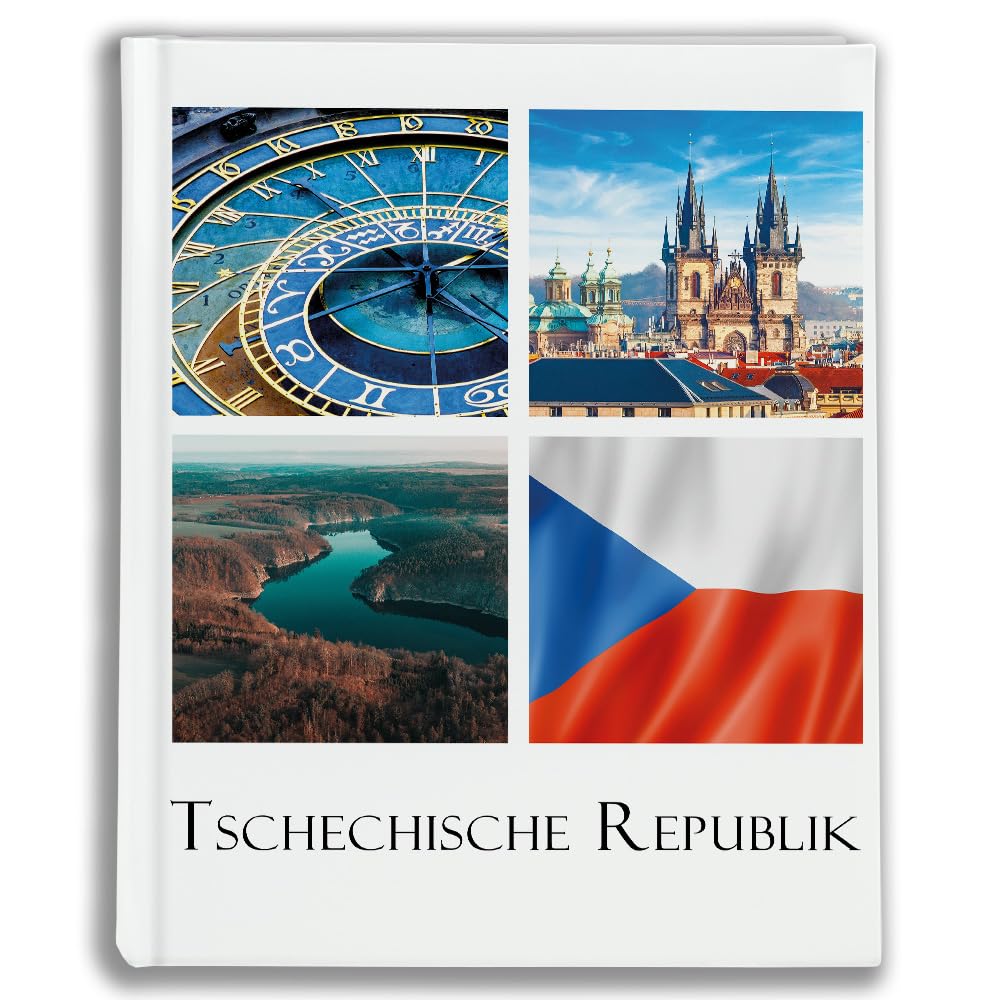 Urlaubsfotoalbum: Tschechische Republik, Fototasche für Fotos, Taschen-Fotohalter für lose Blätter, Urlaub Tschechische Republik, Handgemachte Fotoalbum (10x15 | für 300 Fotos)