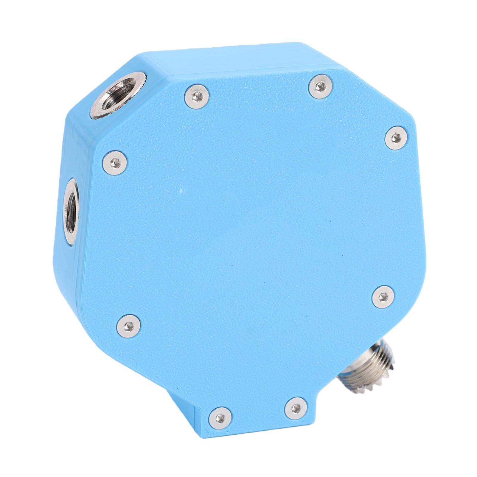 Niebieski Obudowa MA-06 1:1 Balun dla Poziomego Dodatniego V | Podstawa gwintu M10, adapter 3/8 do M10, 100W SSB, lekki 295g, drukowany w technologii PLA 3D, szybkie wdrożenie w terenie