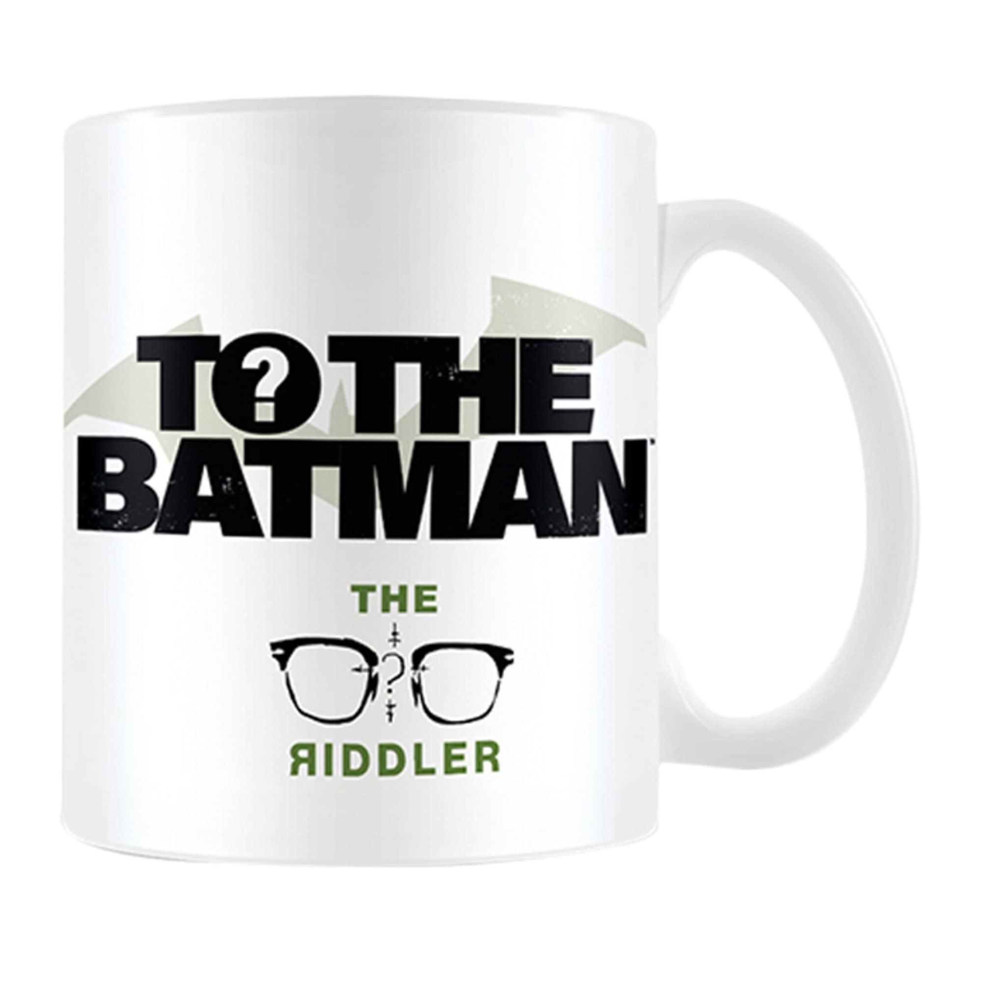 Pyramid International White The Batman Mug (To The Batman Design) 11Oz Ceramic Mug In Presentation Gift Box - Official Merchandise,