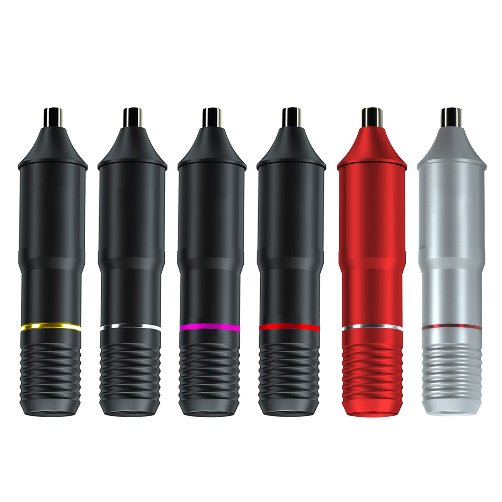Penna rotativa per tatuaggi - Macchina con filo in lega di alluminio con motore da 6000-12000 giri/min, tensione di lavoro 8-10 V, connessione RC,D'oro