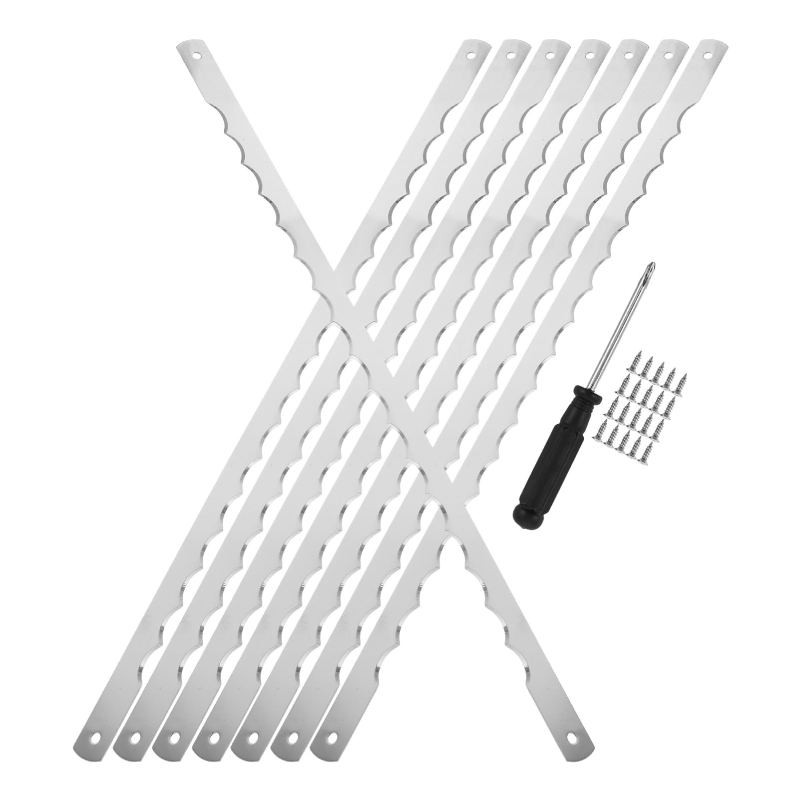 Lot de 8 nœuds à de rechange pour ustensiles de cuisson avec tournevis