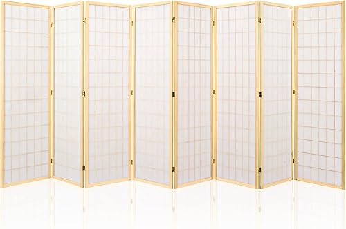 Miniatura 8 de Divisor para separación de habitaciones, separadores de habitación de 8 paneles, separadores de habitación japoneses, pantalla Shoji, pantalla