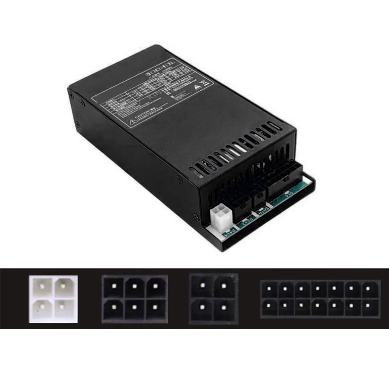 500W MINI 1U ITX Mini PC Netzteil Vollmodulares 1U Netzteil für 110V Server Mini Pose 110V Server Netzteil 500W Kleines 1U Mehrkanal-Netzteil