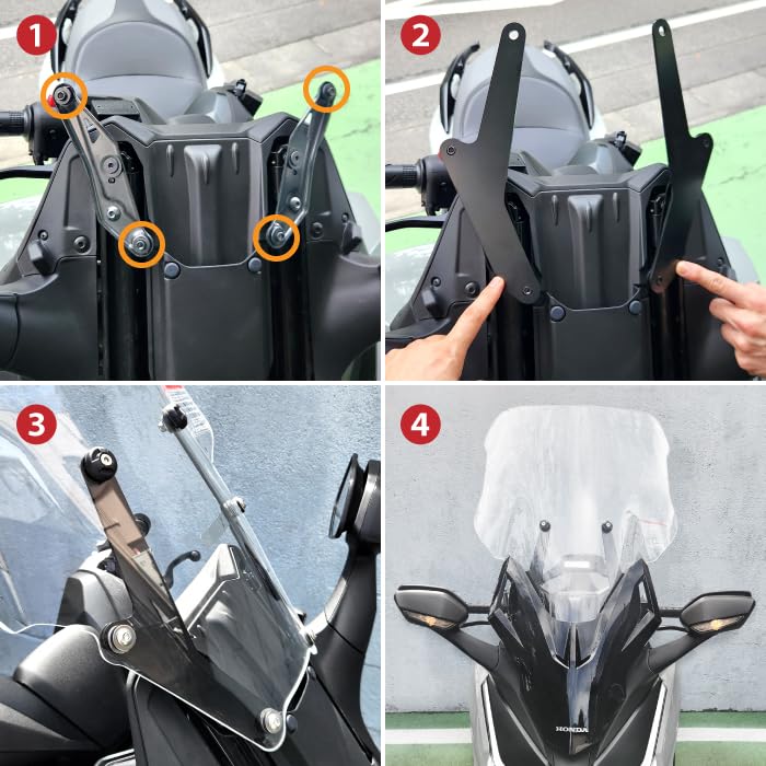 Amazon | R-SPACE ウインドシールド クリア ホンダ FORZA (MF17) 2023