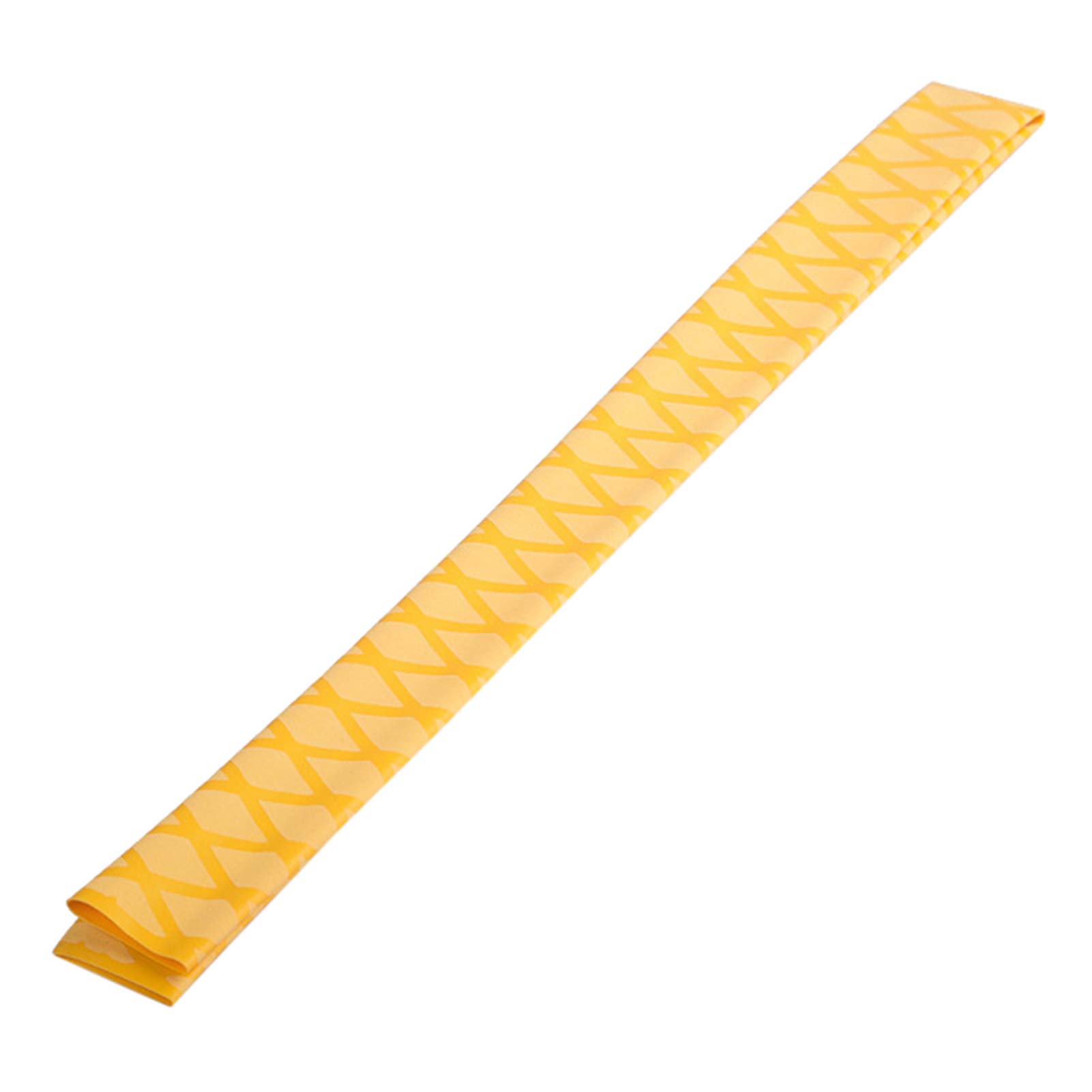 HshDUti Fishing Rod Sock Fishing Rod Sleeve Rod Cover Anti-slip Heat Shrink Rod Protector Pole Gloves Wrap Tube Fishing Tools for Spinning Fishing Rod,Casting Rod,Musky Rod,Fly Rod Yellow 30mm