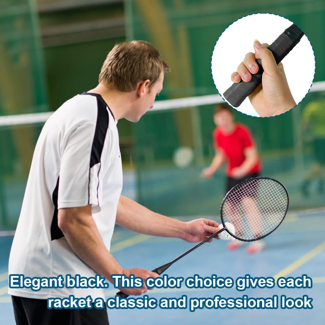 Nastro Grip Per Racchette - 10 Pezzi, Antiscivolo, Assorbente, Per Tennis E Badminton - Foto 11