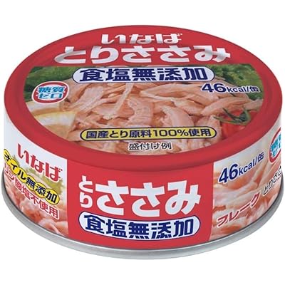 いなば食品 いなば 国産とりささみフレーク食塩無添加 70g×24缶
