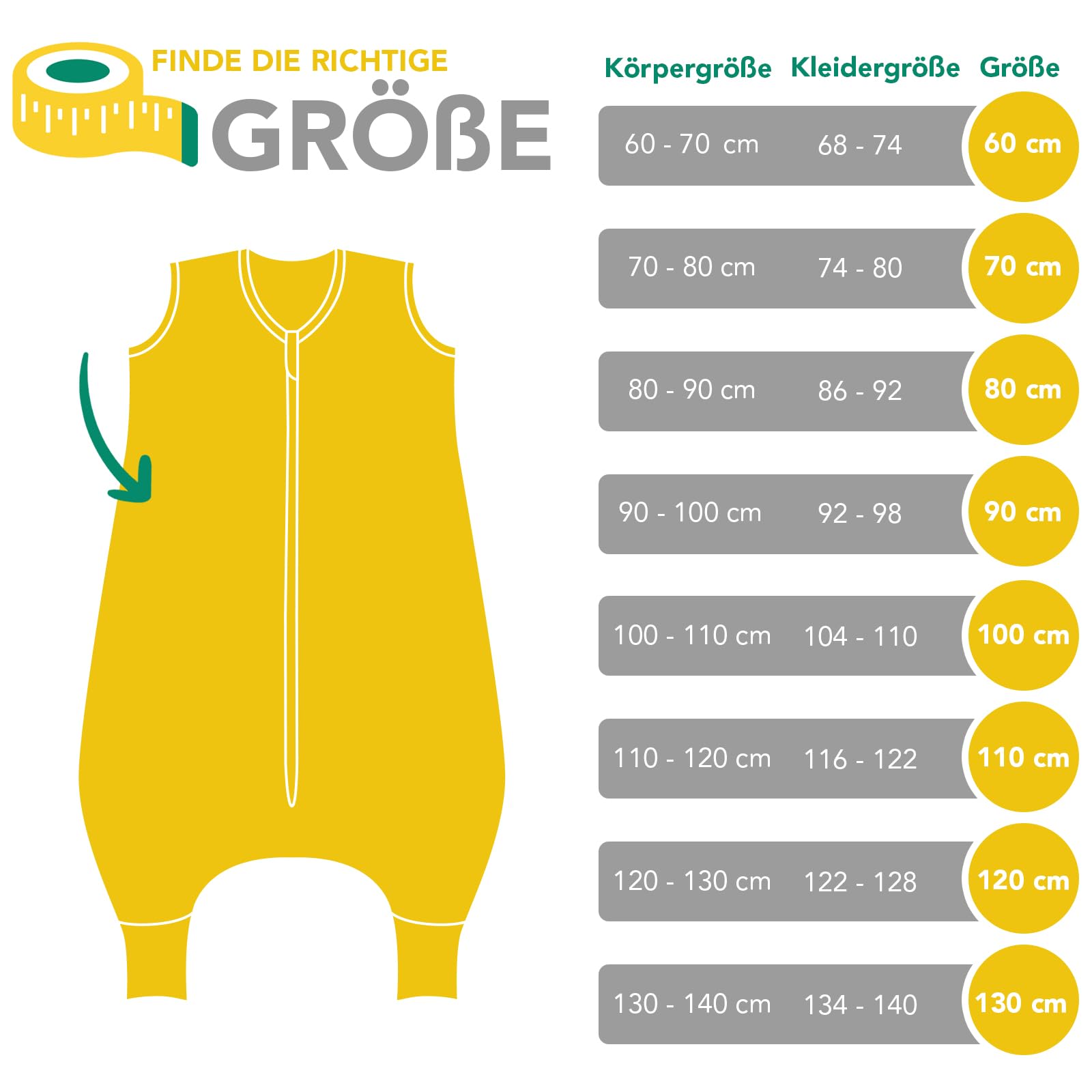 schlummersack Baby Kinder Schlafsack Ganzjahr 90cm Olive | mit Füßen, gefüttert, Ganzjahresschlafsack, 2.5 Tog