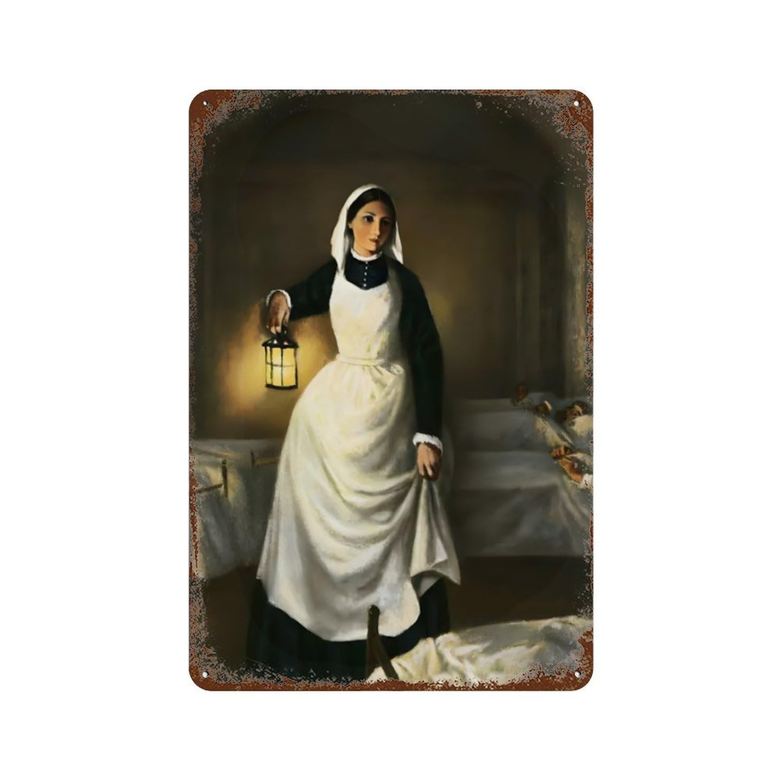 xiaoxiaoshen Florence Nightingale (4) Wall Decor Art Metal Tin Poster Modern Home Decor Art Home Bar Shop Decorations Vintage Sign 30x20cm