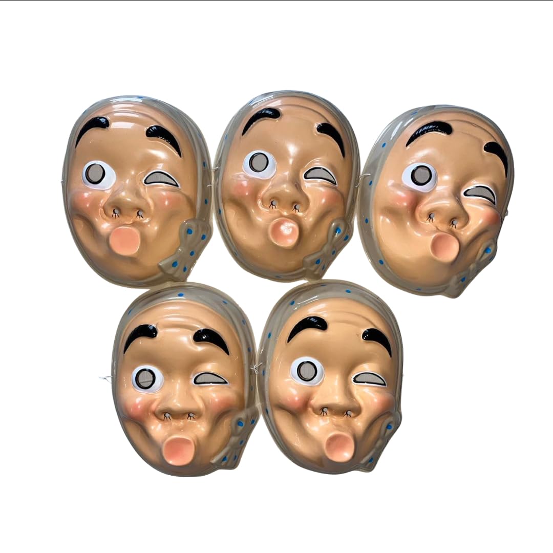 Hyotokko Noodle Mask Set – 5 Playful Pieces