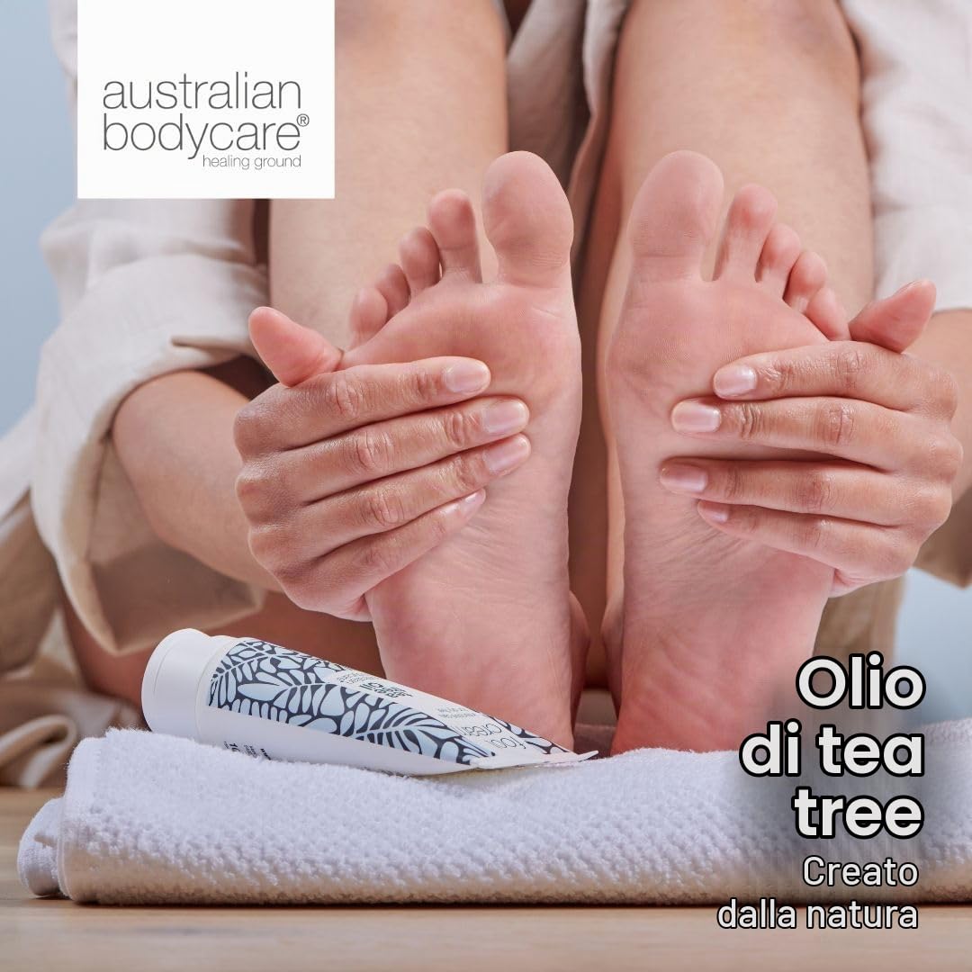 Creme per i piedi 500 ml | Ideale per rimuovere i duroni ed adatta per uomini e donne | Trattamento per piedi secchi e screpolati con 10% d’urea | Con olio dell’albero del tè australiano