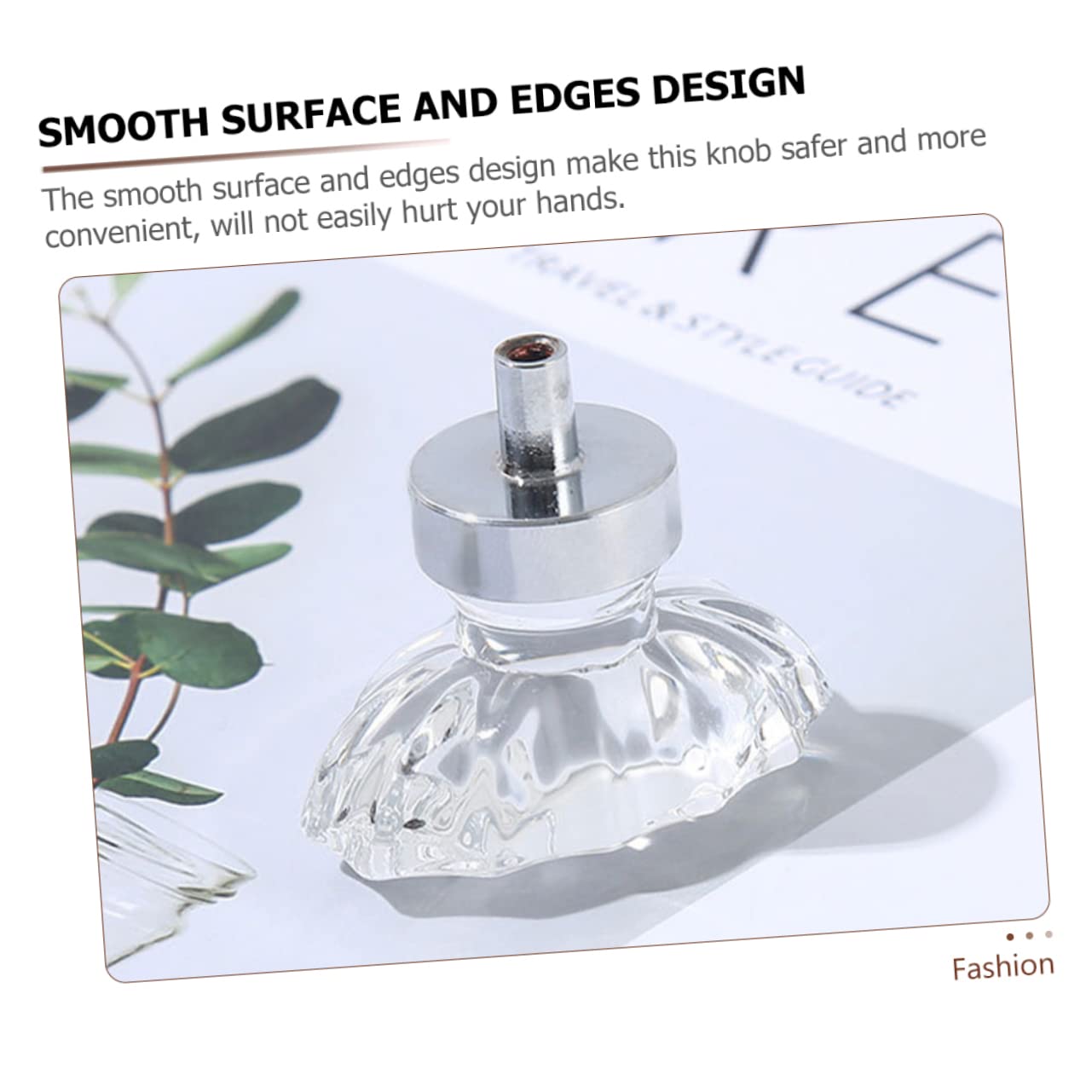 DOITOOL 3pcs Cabinet Knobs Drawer Pulls Square Knobs Art Decor Easy Install Accessory