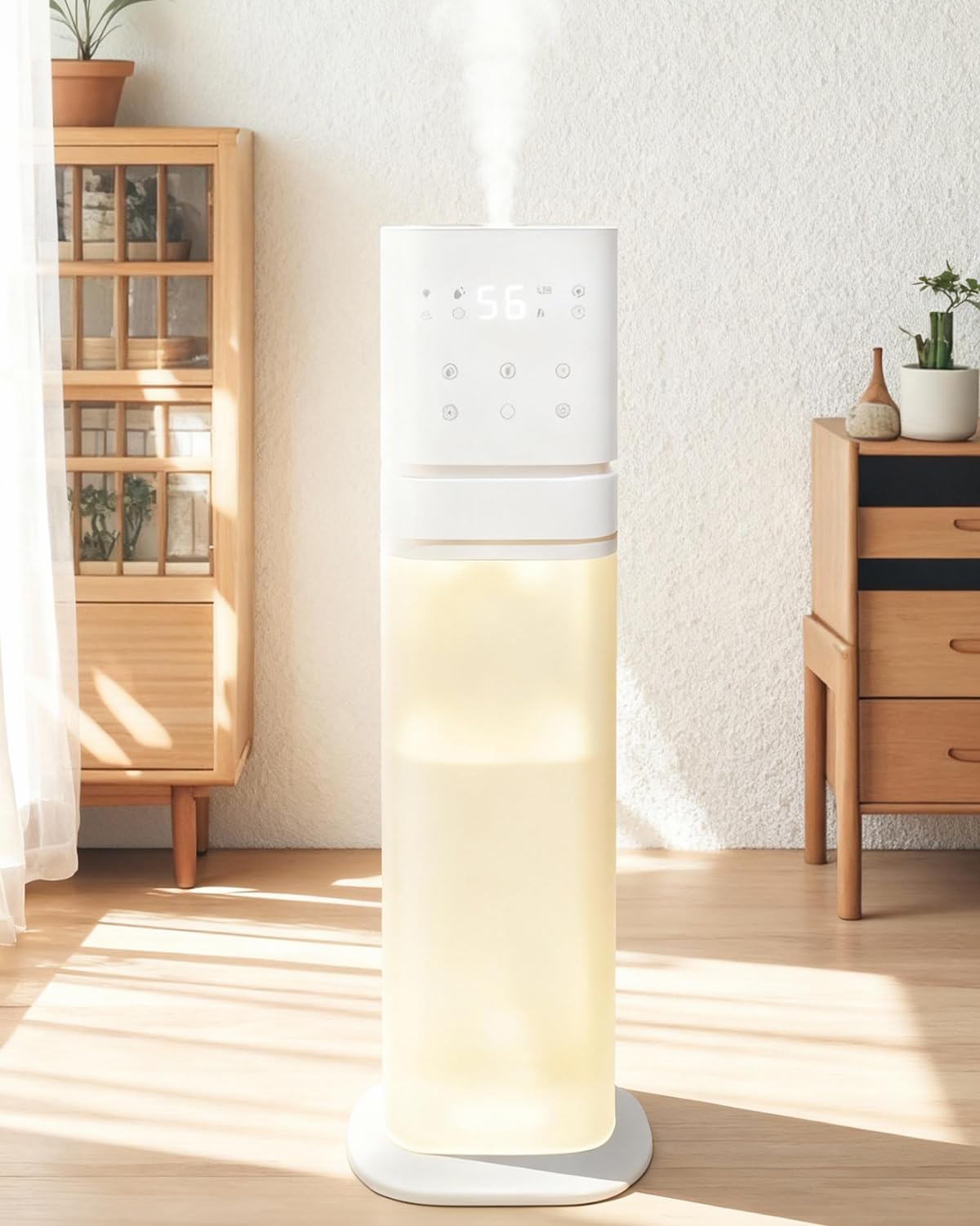 ☆HamsterLand☆　　KEECOON　タワー型加湿器 Amazon.co.jp: KEECOON 加湿器 大容量 8L 超音波式 業務用 透明タンク