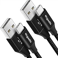Vista 21 de etguuds Cable USB a USB C de 2 pies, paquete de 2 cables de carga USB A a tipo C de carga rápida para Samsung Galaxy A17 A16 A15 A26 A36 A56, S25