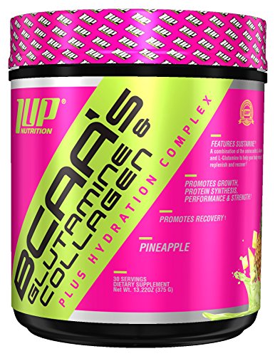 1UP Nutrition - Her BCAA's Glutamine & Collagen, Plus Hydration Complex, (Pineapple)