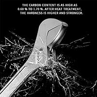 Vista 6 de Utoolmart Llave ajustable de apertura de longitud de 10 pulgadas 1.260 in con tratamiento superficial niquelado 1 unids