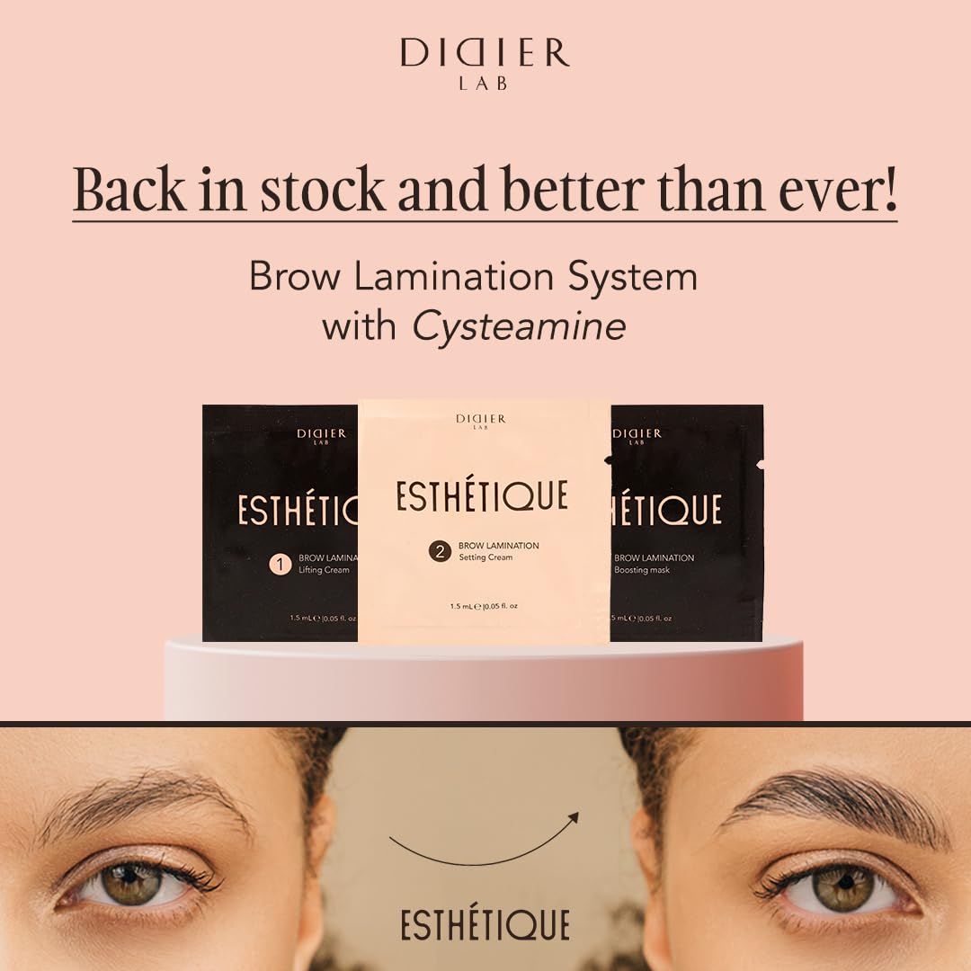 Didier Lab Esthétique, Brow Lamination Kit, Professional Brow Lift, Eyebrow DIY, with Biotin Hyaluronic Acid Aloe Vera - Image 2