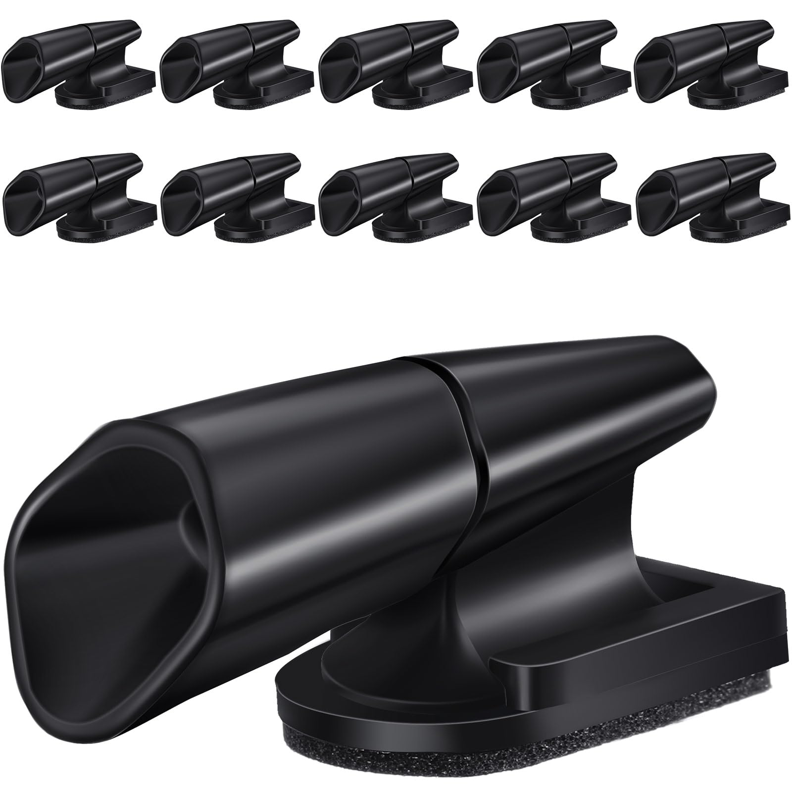 Frienda 10 Pcs Deer Whistles Horns Deer Avoids Collisions Vehicles Wind Activated Ultrasonic Waterproof Warning for Car Motorcycles Animal Save Alert(Black,B Style)