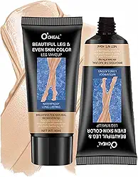 2 peças de cobertura de loção corporal, creme corretivo para pernas, fita hidratante para tatuagem, maquiagem à prova d'água, sem transferência, mesmo tom de pele impecável, base de maquiagem para