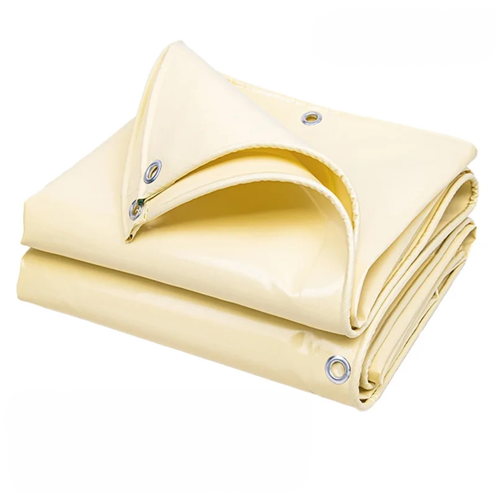 Waterproof Tarp, Tarpaulin 600gsm PVC Outdoor Canopy Multicolor Multiple Sizes(600gsm Beige,3x3.0m)