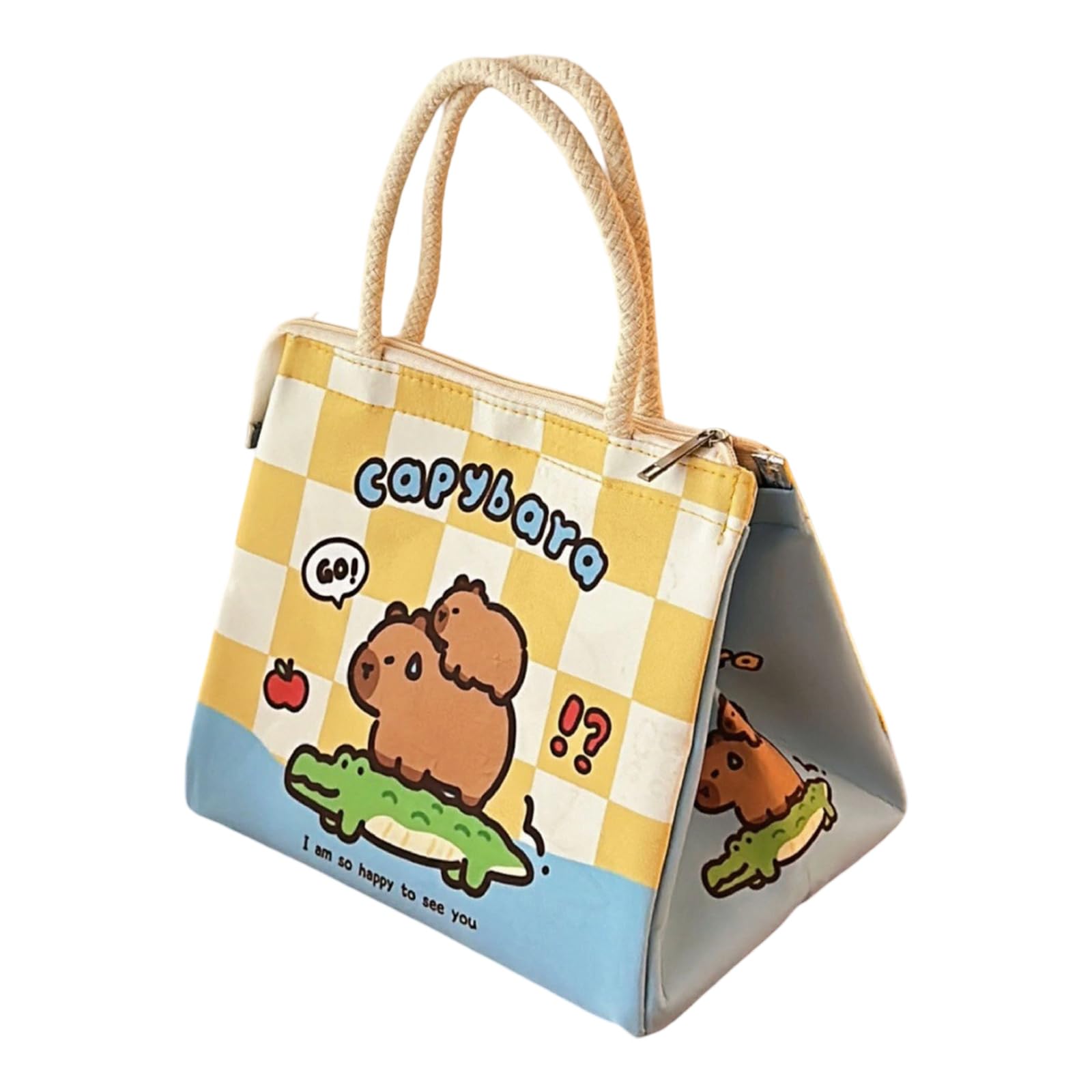 Kalttoy Girls A Lovely Lunch Box Cartoon Lunch Case Thermal Insulated Bag Bag Portable Coolers For School Box