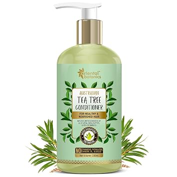 Oriental Botanics Australian Tea Tree Hair Conditioner - With Aloe Vera, Shea Butter - For Healthy And Nourished Hair - No SLS/Sulphate, Paraben, 300ml