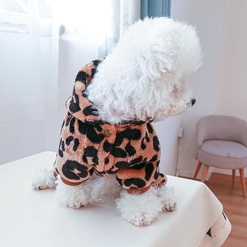 Miniatura 3 de Suéter para perros pequeños, niñas y niños, sudadera con capucha de invierno para perros pequeños, sudadera cálida y esponjosa para clima frío,