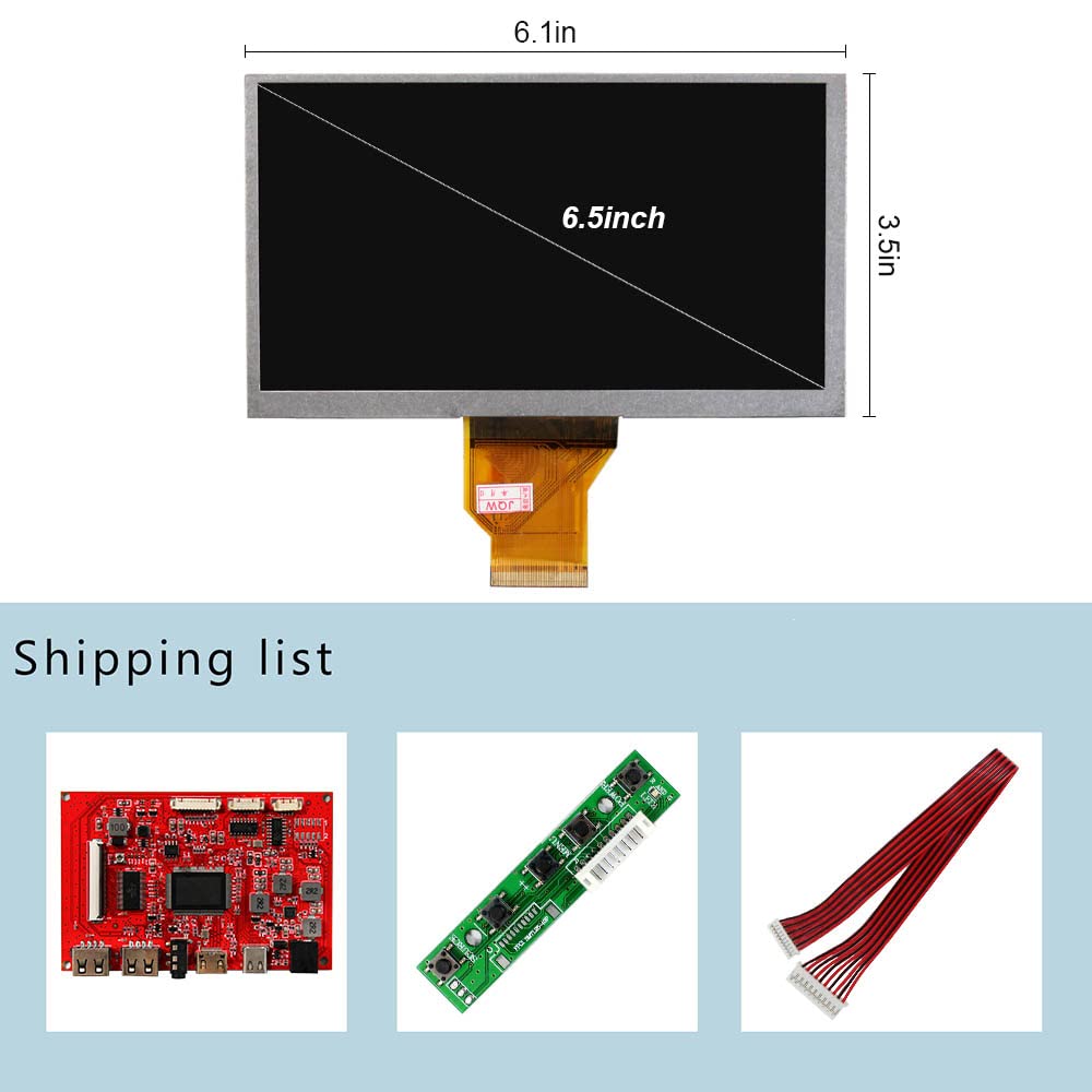 Amazon.com: FanyiTek 6.5 inch 800X480 AT065TN14 TTL LCD Screen 50
