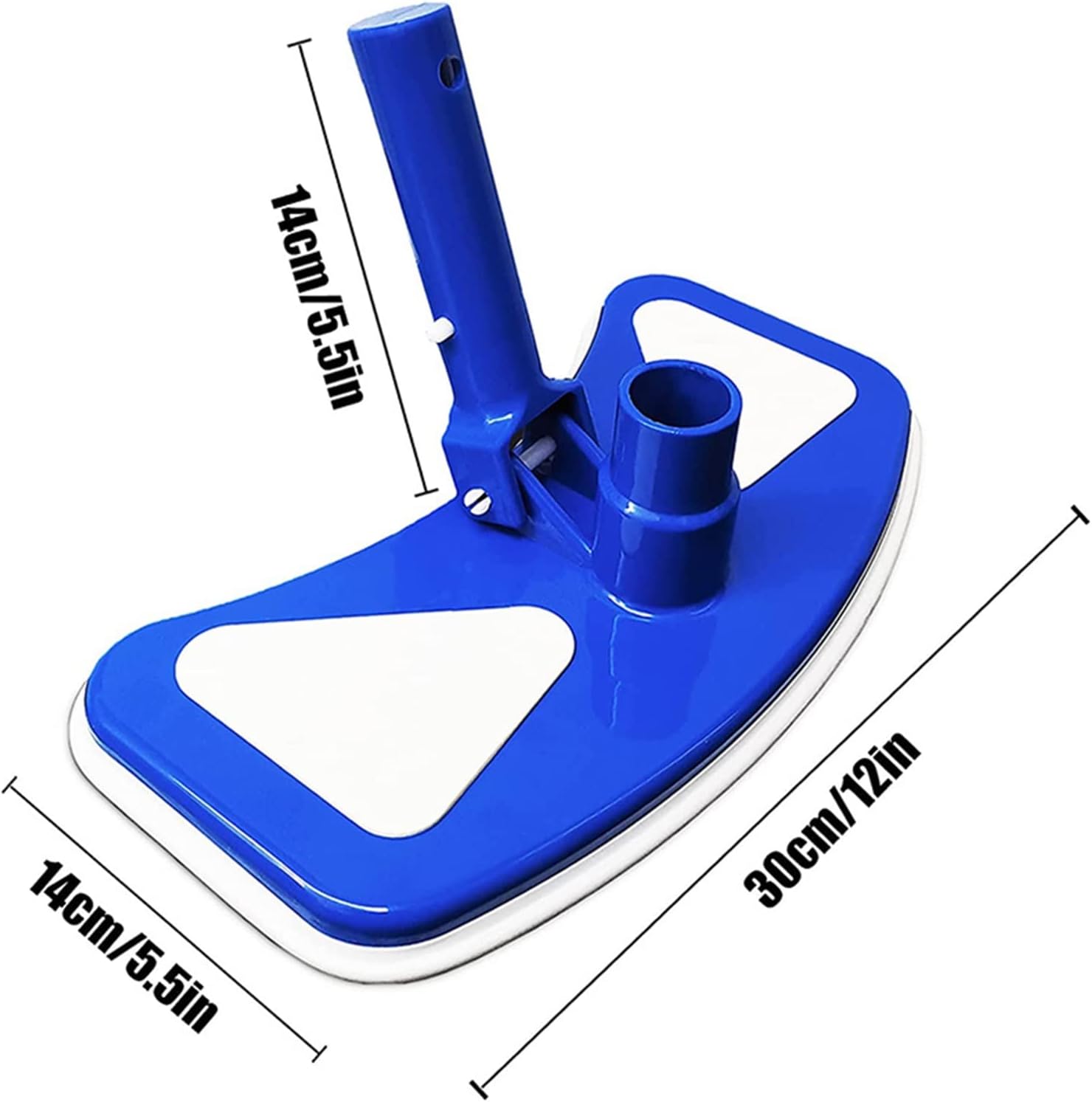 Vacuum Cleaner Head for Swimming Pools Weighted Butterfly Pool Vacuum Head with Bottom Nylon Brushes Garden Cleaning Tool
