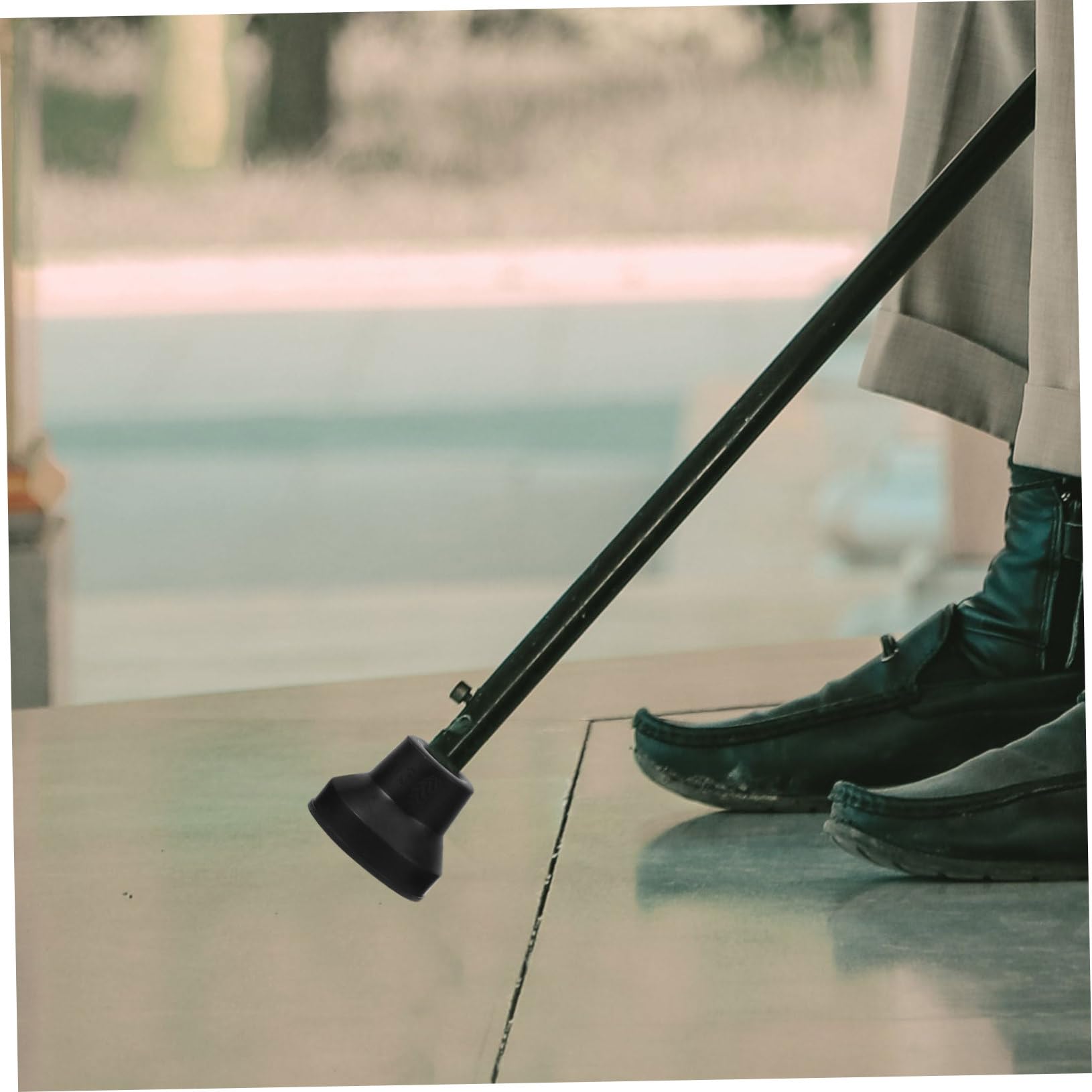 FRCOLOR 4pcs Crutches Climbing Cane Foot Cover Tips for Walking Sticks Trekking Poles Anti-Skid Tip Cane Tip Anti-Slip Crutch Pad Non-Slip Crutch Pad Non-Slip Head Elder Rubber Replace