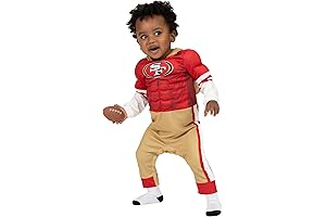 49ers Costumes for Boys: Officially Licensed #1 Draft Pick Infant-Toddler Muscle Suit Costume