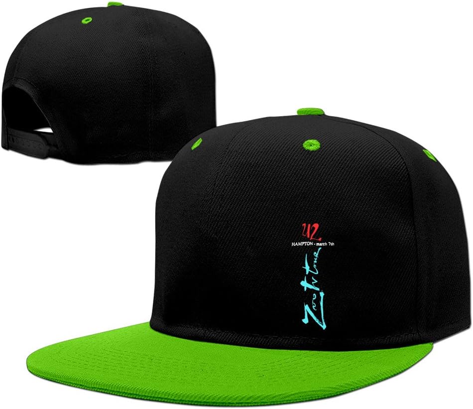 Cool U2 Rock Band Bono Album The Joshua Tree Camo Hats KellyGreen