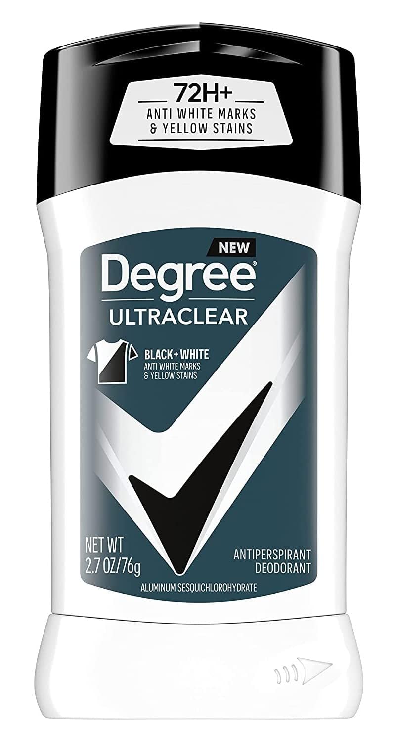 Degree Men Ultraclear Black + White Antiperspirant Deodorant Stick, 76g (2.7 oz) | 72H Sweat & Odor Protection | Anti White Marks & Yellow Stains | Long-Lasting Freshness for Men-image-28