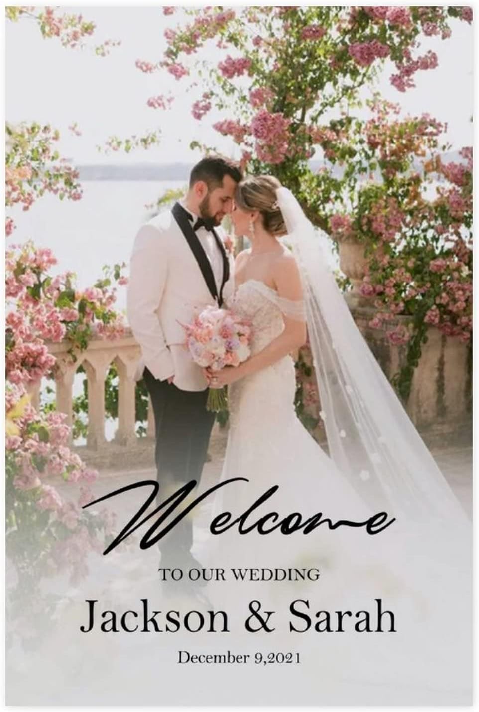Custom Poster for Wedding Upload Images 24x36 16x24 12x18