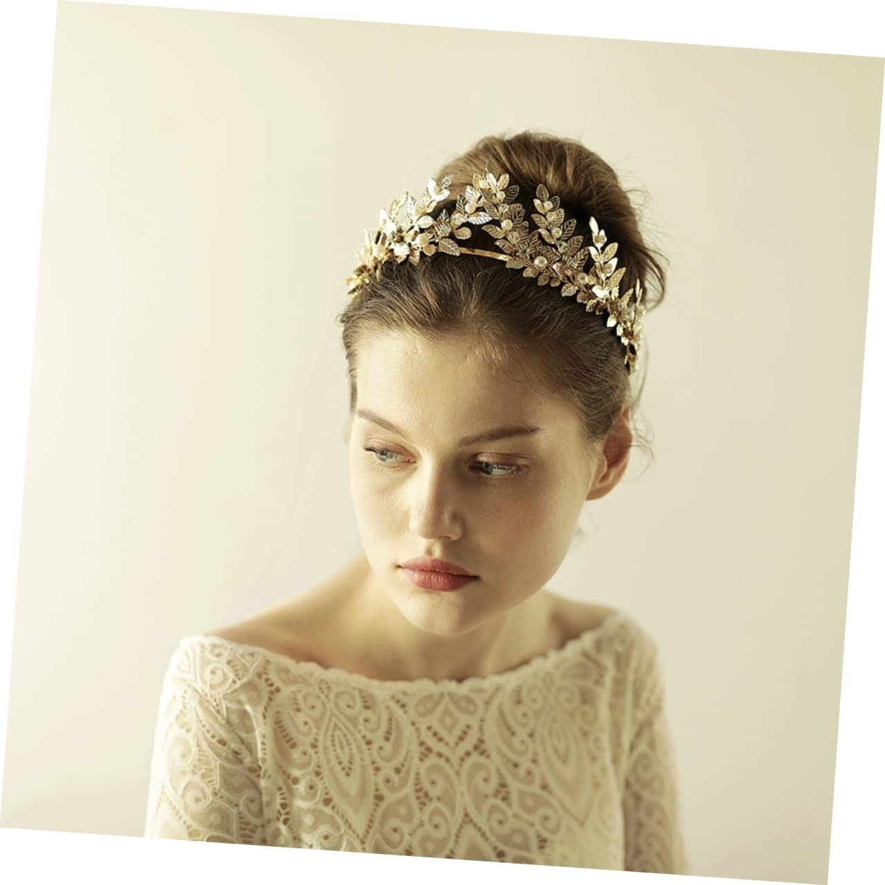3 pz Fasce per Capelli da Donna Fascia per Capelli con Strass per Donna Fasce per Capelli con Perle Copricapo per Donna Copricapo in Oro Dea Fascia per Capelli Fai da Te