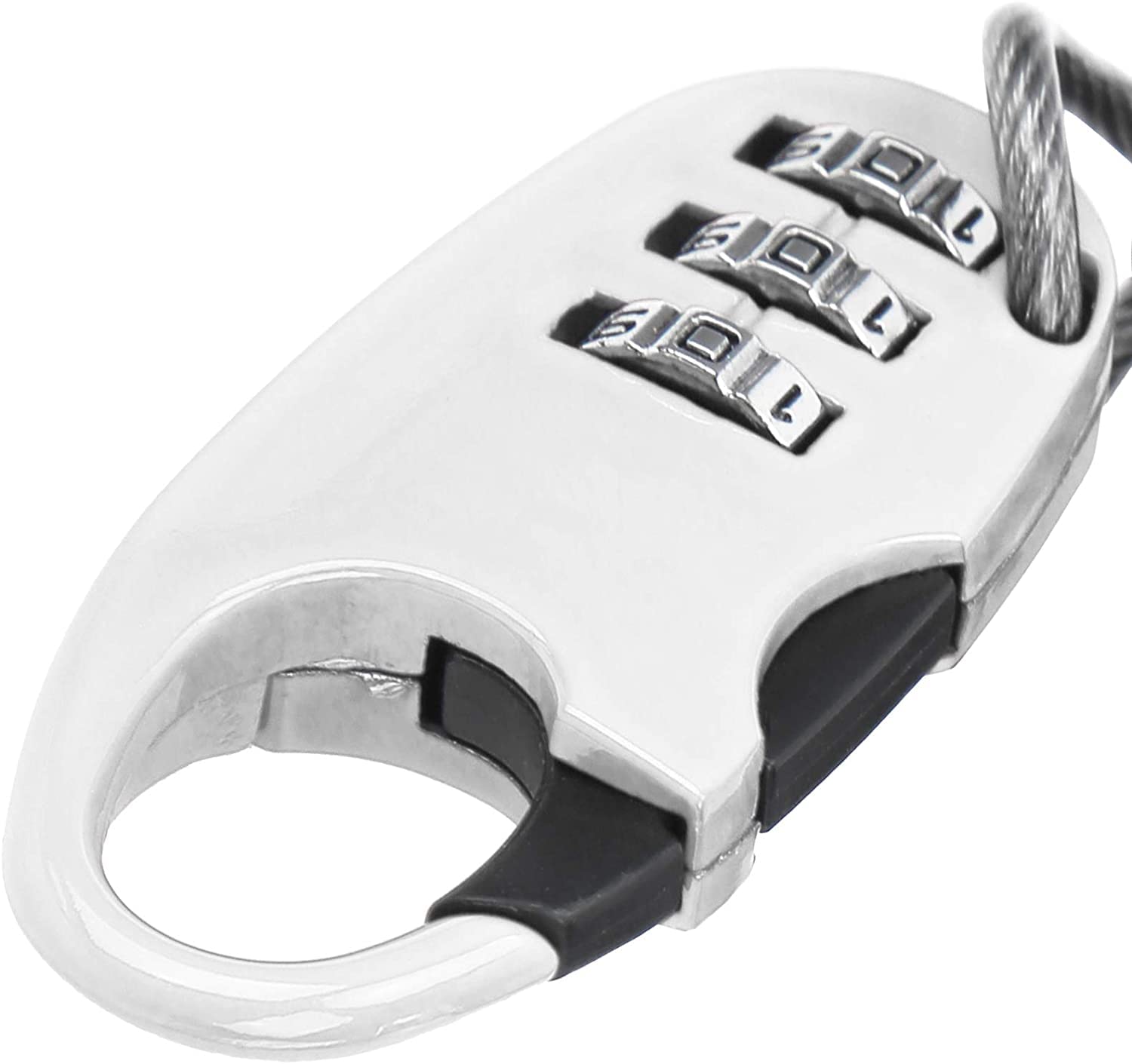 Lucchetto di Sicurezza con Cavo in Acciaio, Lucchetto Portatile per Casco con Password, Lucchetto con Cavo in Acciaio per Casco da Bici, Lucchetto antifurto per Mountain Bike, Bugg