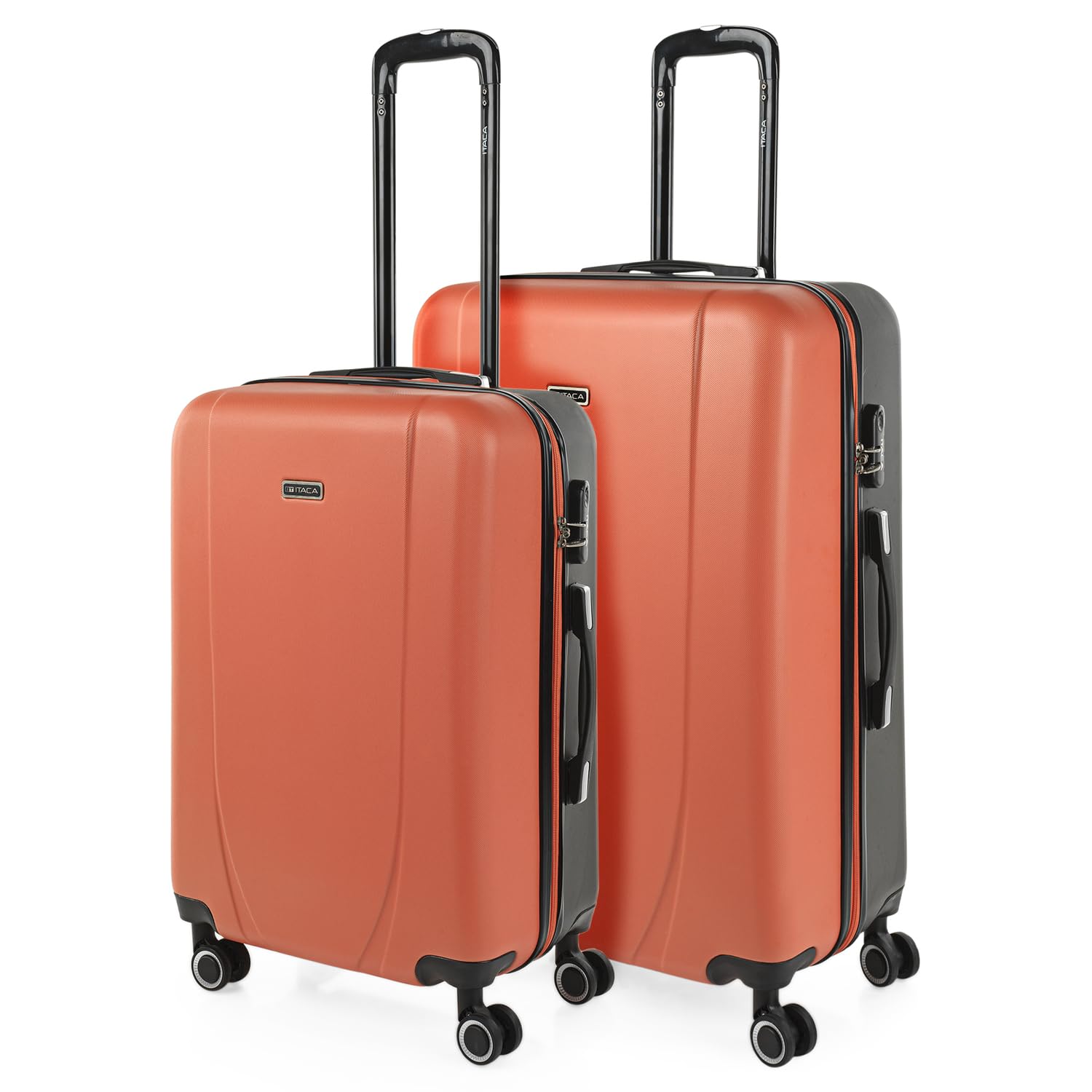 ITACA - Maleta de Cabina 55x40x20 - Maletas De Viaje Cabina Rígidas Trolley con 4 Ruedas Dobles para Avion Ligera Equipaje De Mano Candado de Combinación. Compatible Ryanair, Verde Menta — view 18