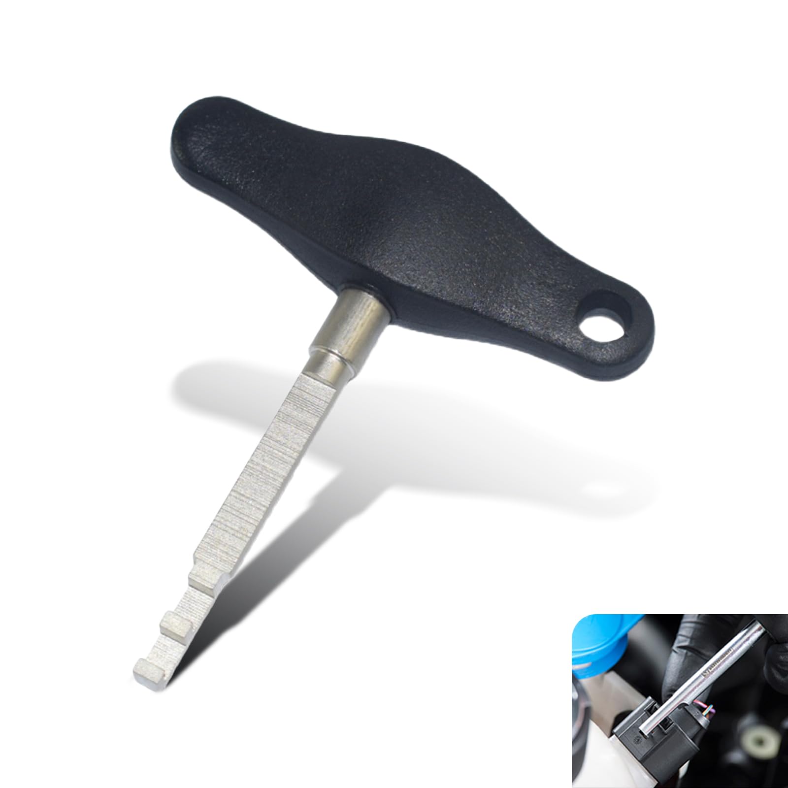 JawGrew1 PC Wiring Harness Plug Extraction Tool, Oil Pan Screw Removal Tool, Auto Parts, Compatible with Volkswagen Audi Porsche VAG (Black)