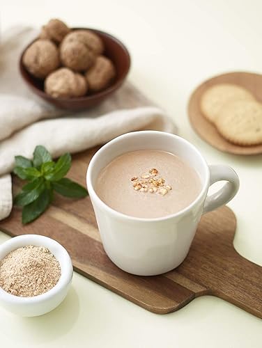 Miniatura 7 de Damtuh Adlay de almendras coreanas lágrima de trabajo en polvo reemplazo de comida en polvo batido desayuno comida simple 063oz x 50 palitos