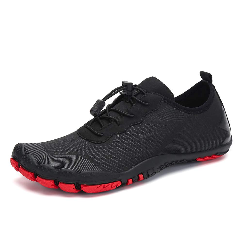Dannto Hombre Mujer Zapatos de Agua para Hombre Surf Escarpines Playa Natación Respirable Antideslizante Playa Natación Aire Libre Zapatos de Agua para Vela,Kayak,Buceo