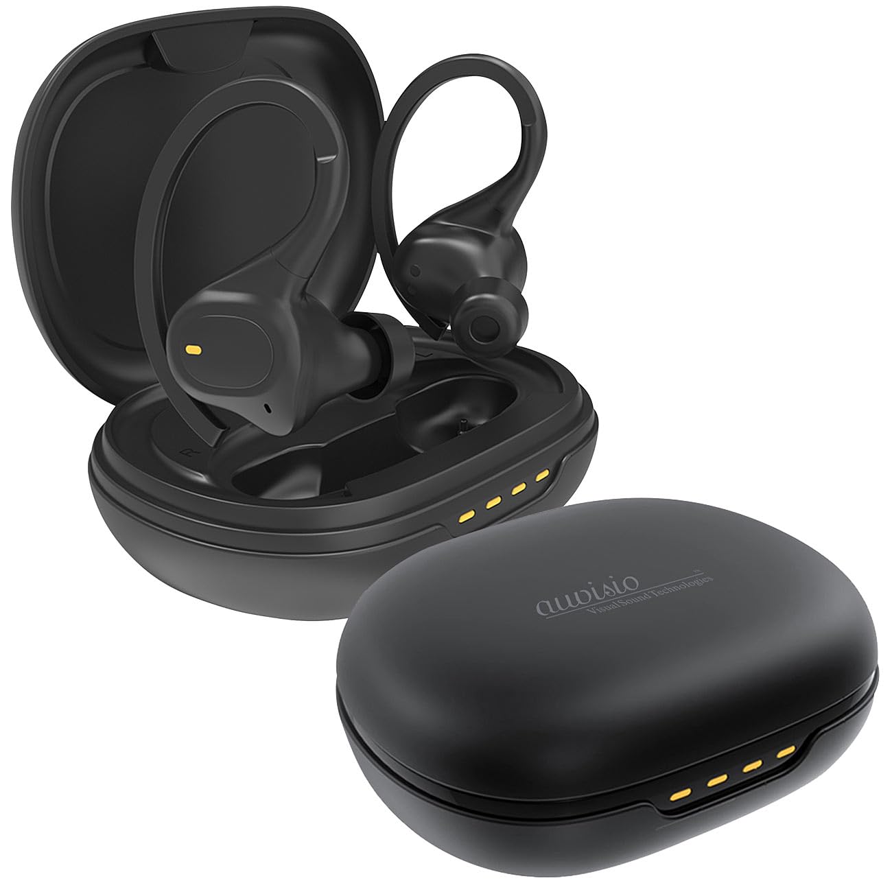 auvisio per nuoto: Set da 2 pezzi Cuffie in-ear wireless, IHS-825.bt, Cuffie impermeabili: IPX7, Bluetooth 5.3 (sport, bluetooth, cuffia impermeabile, senza fili)