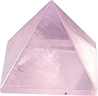 Vista 93 de Cristales curativos de pirámide de labradorita de Amazing Gemstone - Figurina de gran pirámide de 1" de piedra natural para meditación, Reiki