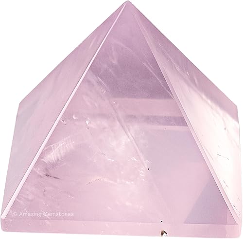 Miniatura 89 de Amazing Gemstone Piedras curativas de cristal de pirámide de cuarzo transparente, gran figura piramidal de 1 pulgada de pirámide de piedra natural