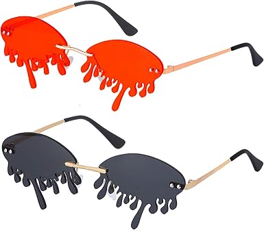 teardrop shaped glasses