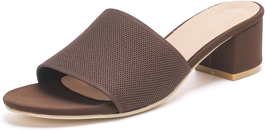 GATUXUS Women Heeled Sandals - Breathable Open Toe Design