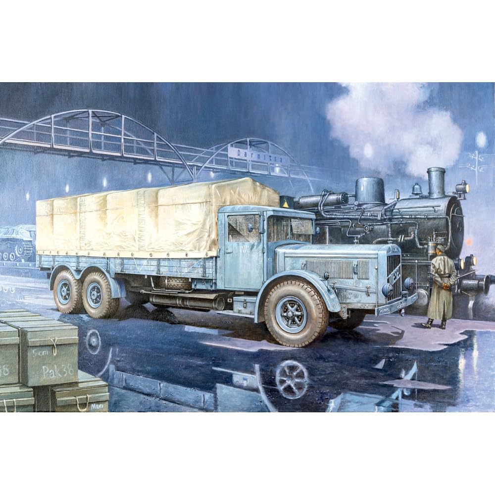 Roden - Modellbau LKW Vomag 8 LR LKW WWII German Heavy Truck 822 1:35. Modellbau Panzer Promo
