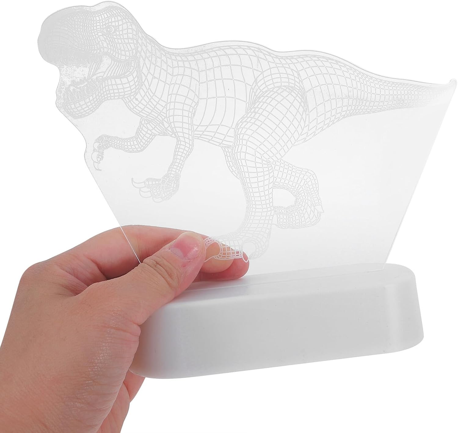 Xmas Cute 3D Dinosaur Bedside Night Light Lamp for Kids Boys image 4